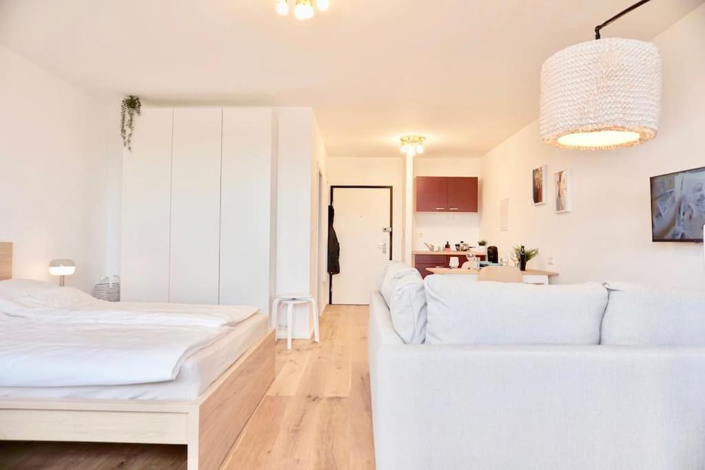 Neu Modernes Apartment In Top Lage, Free Parking Max 1,65M Hoehe Und 1,8M Breite Karlsruhe Exteriör bild