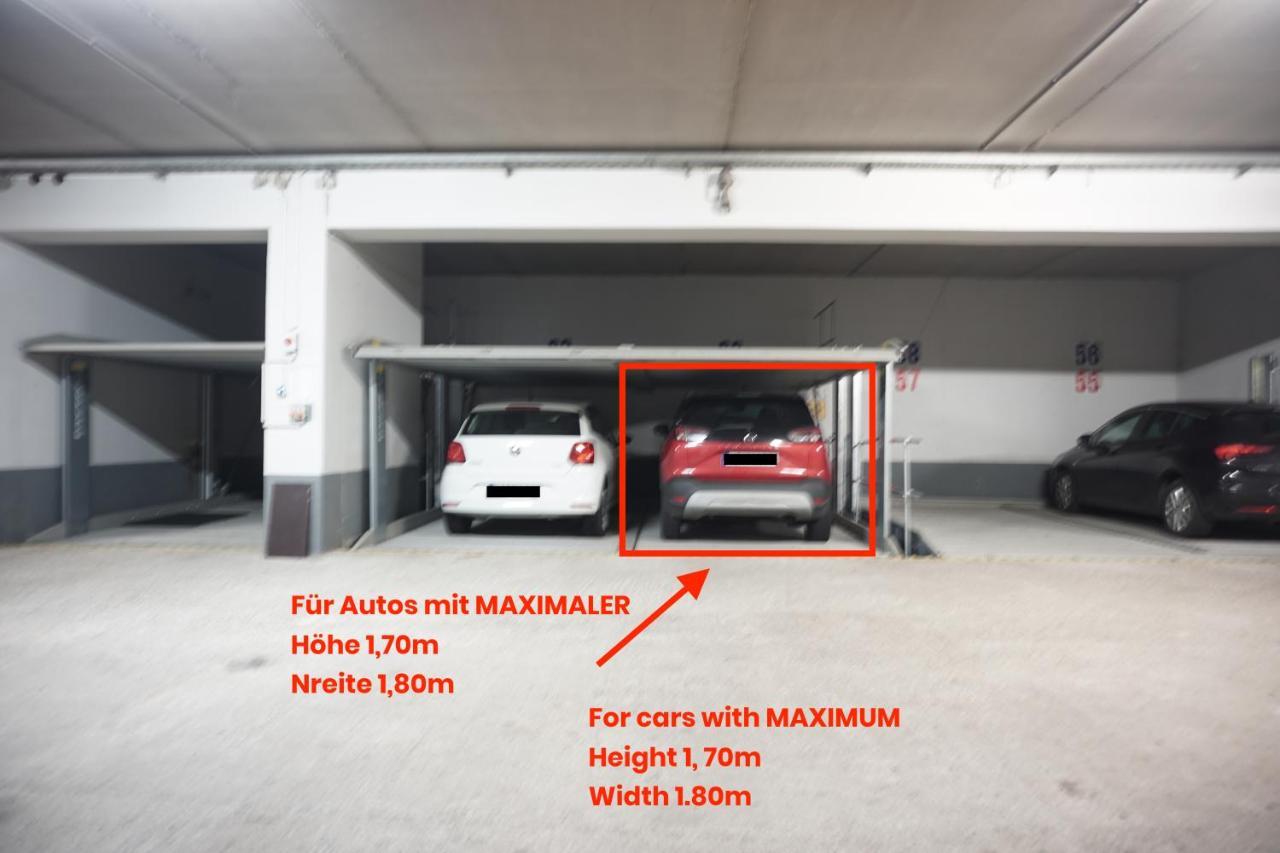 Neu Modernes Apartment In Top Lage, Free Parking Max 1,65M Hoehe Und 1,8M Breite Karlsruhe Exteriör bild